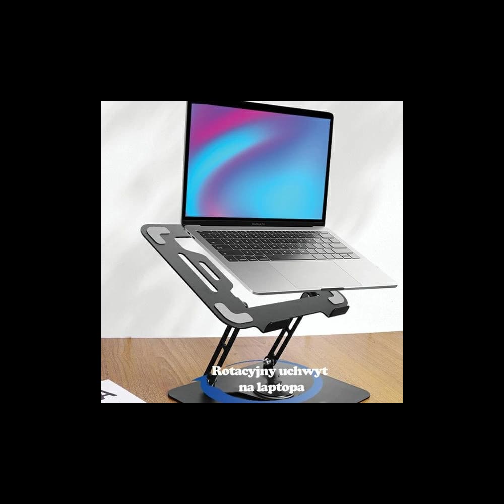 AWEI X46 drehbare Tischhalterung für Laptops bis zu 16" schwarz/schwarz - 10