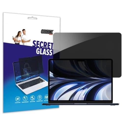 Matowe szkło prywatyzujące GrizzGlass SecretGlass do Apple MacBook Air 15,3 cala 2023