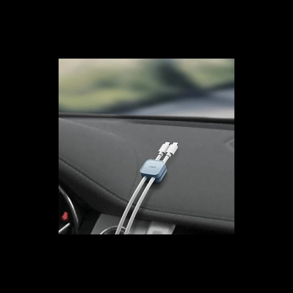 UNIQ Pod self-adhesive cable organiser sienna orange [8pcs] - 1