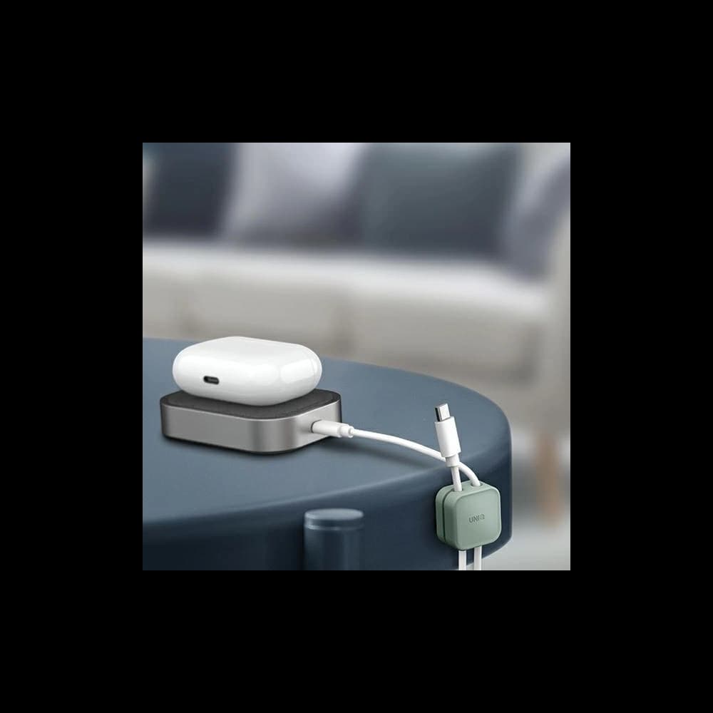 Organizer UNIQ Selbstklebender Kabelhalter grau/chalk grey [8szt.] - 2