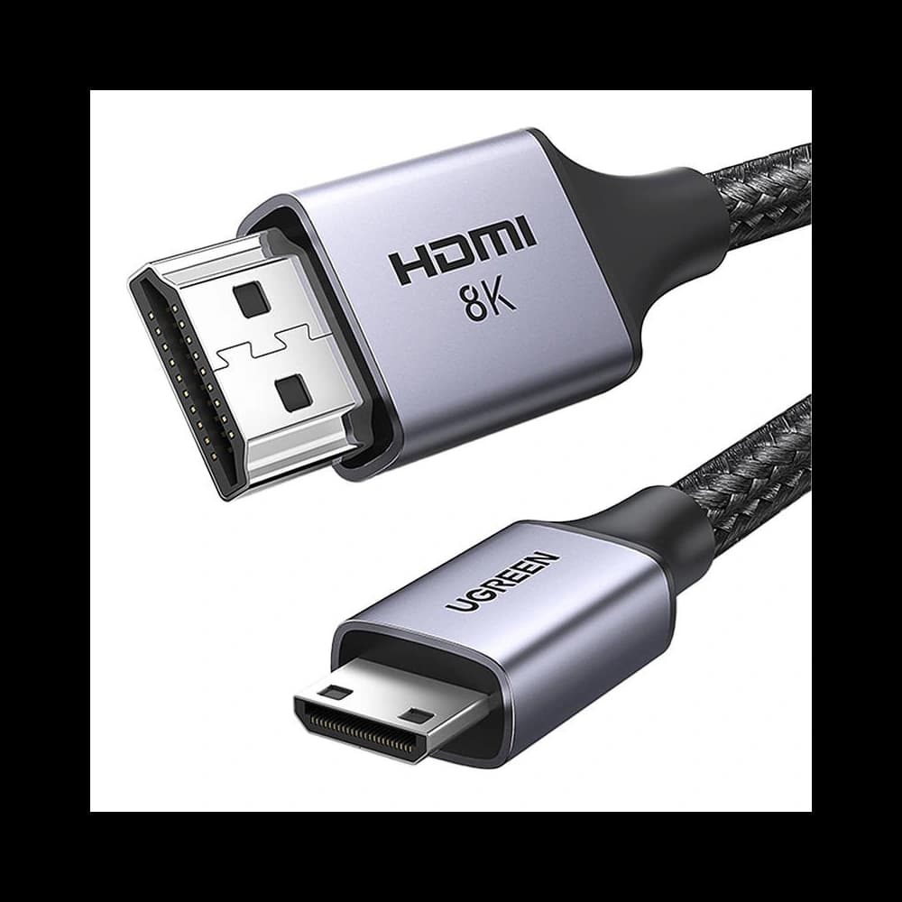 Cable mini HDMI - HDMI 8K UGREEN HD163 1m (black) - 1