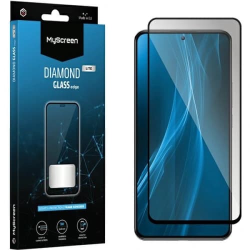 Gehärtetes Glas MyScreen Diamond Glass Edge Lite FG Xiaomi Redmi A2/A2+ Full Glue schwarz/black