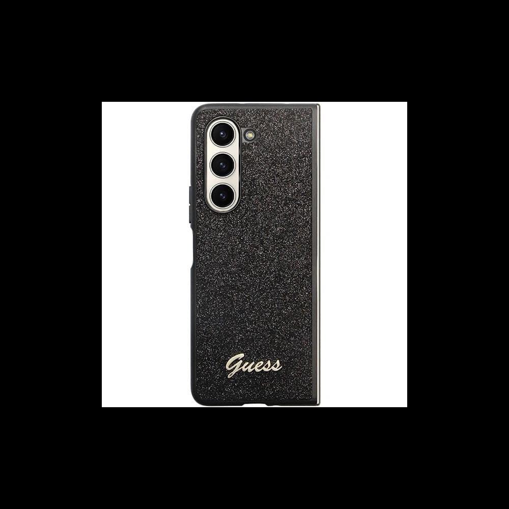 Case Guess GUHCZFD5HGGSHK Samsung Galaxy Z Fold 5 Hartschale Glitter Script schwarz/black - 2