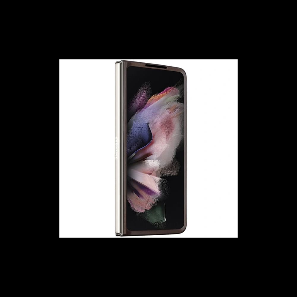 Case Guess GUHCZFD5P4TDPW Samsung Galaxy Z Fold 5 Hardcase Leder 4G Triangle Strass braun/brown - 3