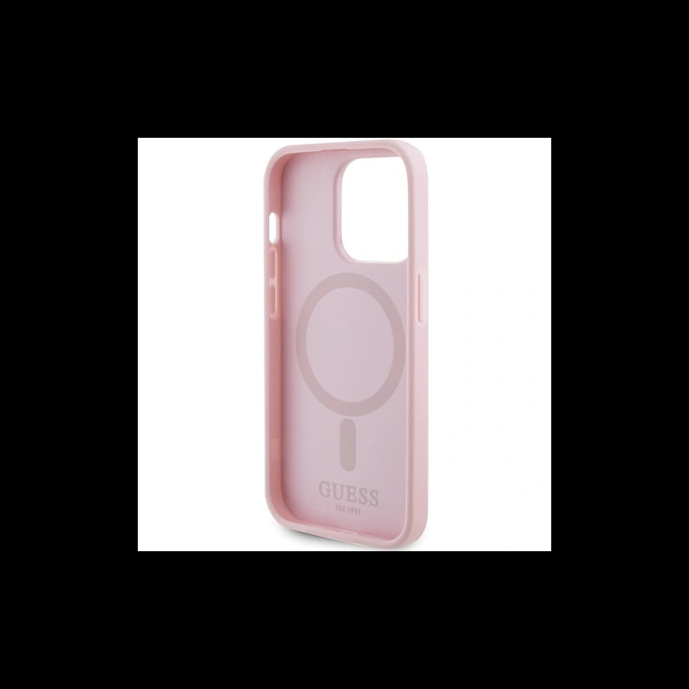 Case Guess GUHMP13LPSAHMCP Apple iPhone 13/13 Pro Hardcase Saffiano MagSafe rosa/pink - 7