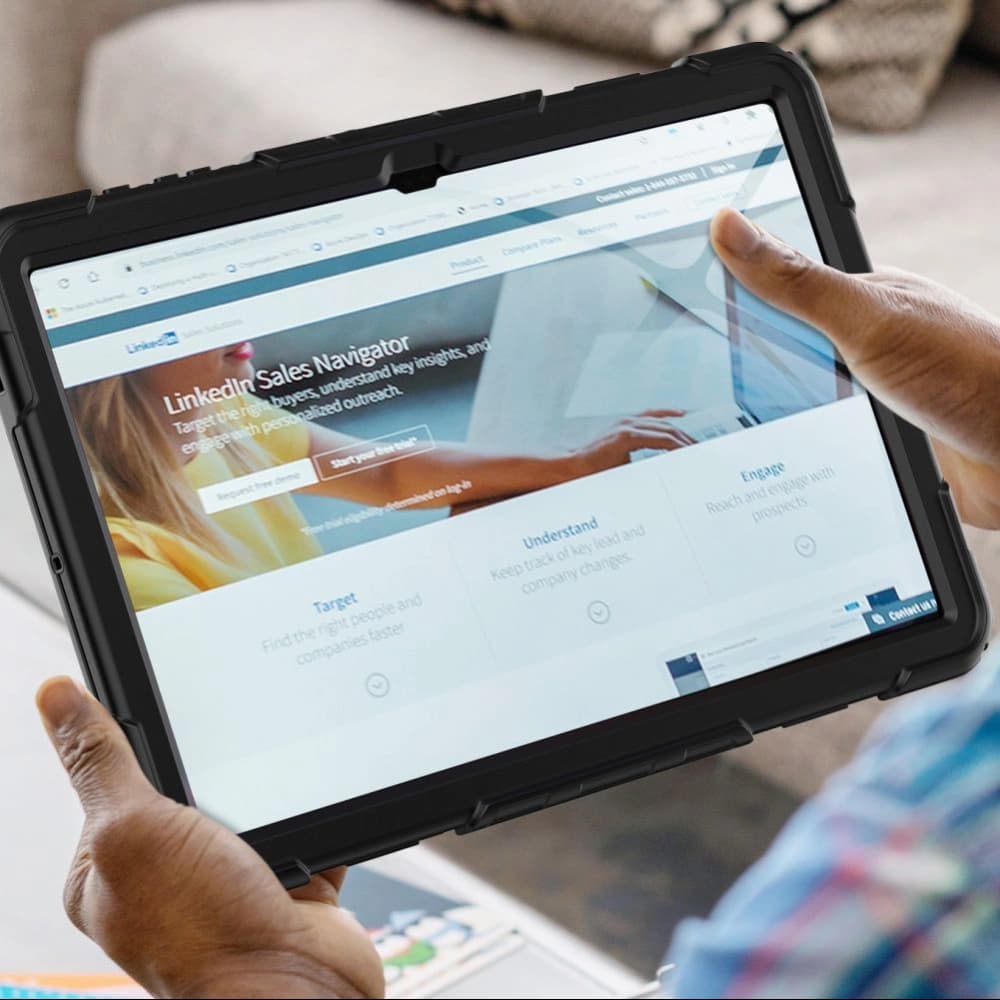 Tech-Protect Solid360 Samsung Galaxy Tab S8 Ultra/S9 Ultra / S10 Ultra 14.6 Black - 5