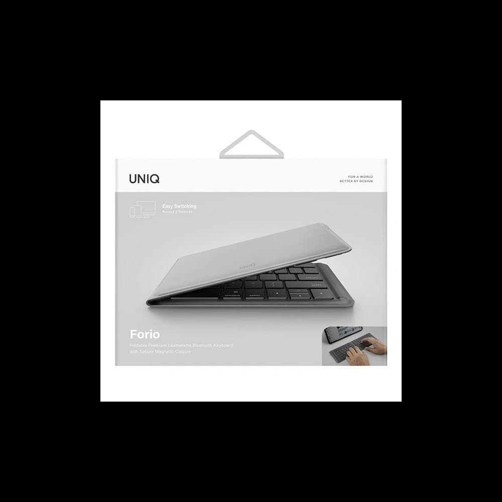 UNIQ Forio folding Bluetooth keyboard chalk grey - 2