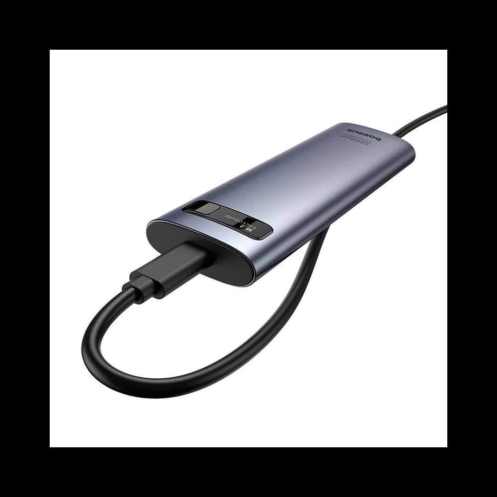 Festplattengehäuse Baseus BS-OH155 FlyJoy M.2 NVMe / SATA (grau) - 3