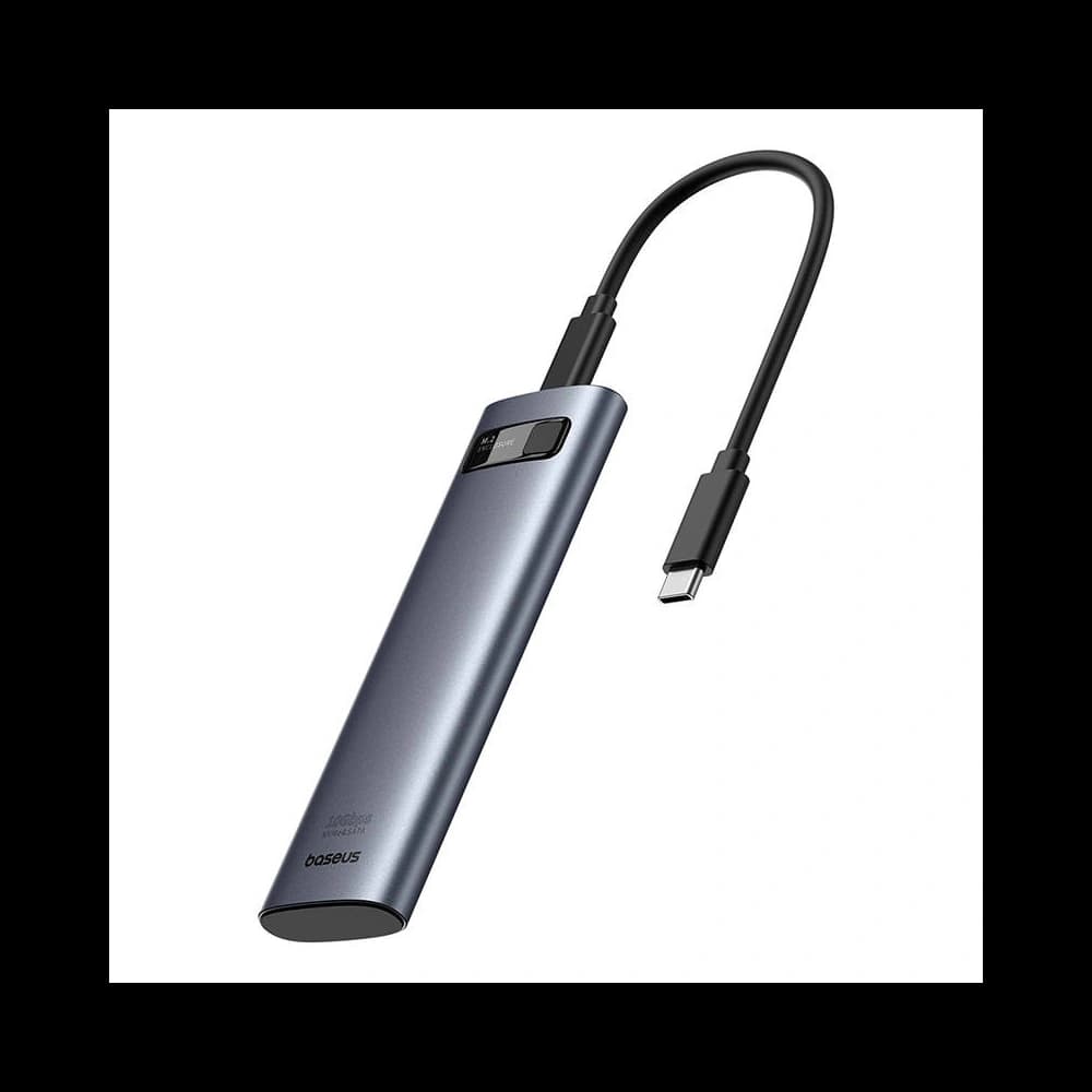 Festplattengehäuse Baseus BS-OH155 FlyJoy M.2 NVMe / SATA (grau) - 4