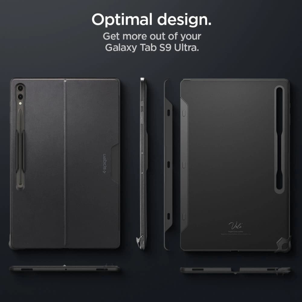 Case Spigen Thin Fit Pro Samsung Galaxy Tab S8 Ultra/S9 Ultra Schwarz - 13