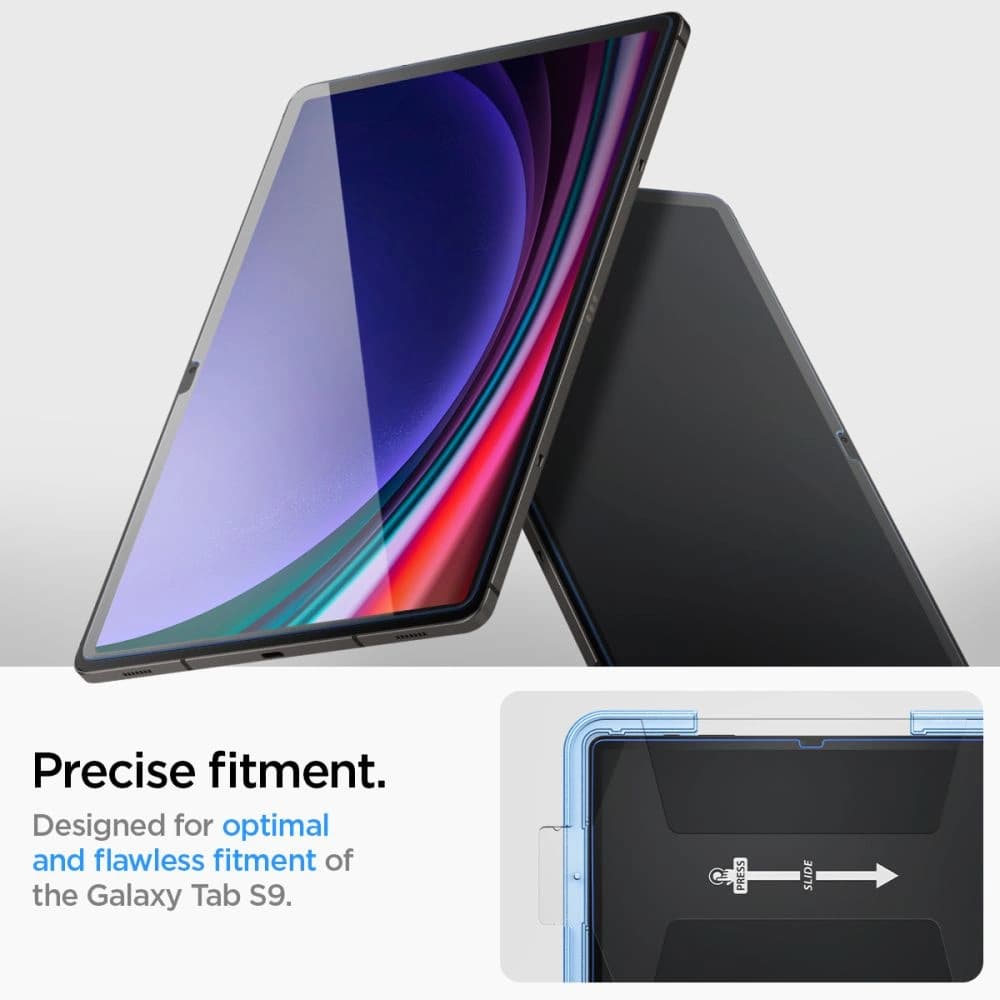 Spigen GLAS.tR ez Fit Samsung Galaxy Tab S9 / S9 FE / S10 FE / S10 Lite Clear - 12