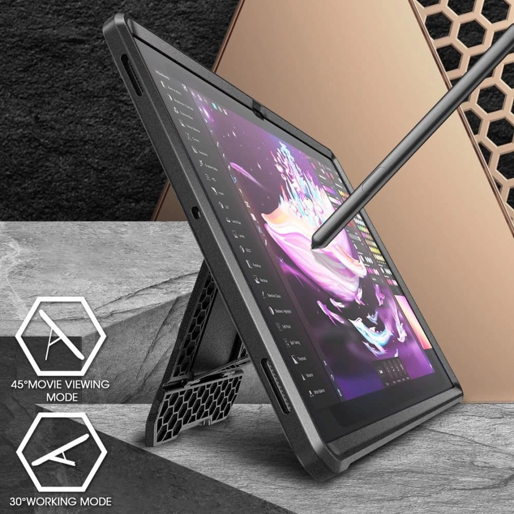 Supcase Unicorn Beetle Pro Samsung Galaxy Tab S8 Ultra / S9 Ultra / S10 Ultra 14.6 Black - 3