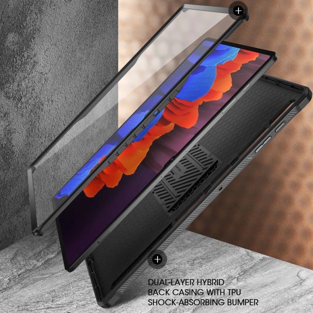 Supcase Unicorn Beetle Pro Samsung Galaxy Tab S8 Ultra / S9 Ultra / S10 Ultra 14.6 Black - 4