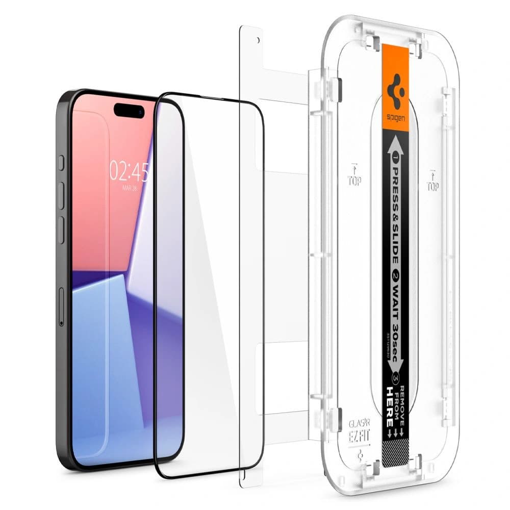 Spigen GLAS.tR ez Fit FC Apple iPhone 15 Pro Max Black - 2