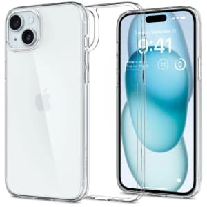 Case Spigen Airskin Hybrid Apple iPhone 15 Crystal Clear