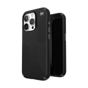 Case Speck Presidio2 Grip Apple iPhone 15 Pro (Schwarz/Schiefergrau/Weiß)