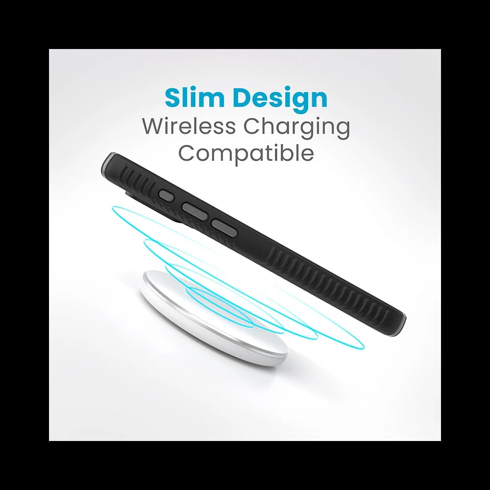 Speck Presidio2 Grip Apple iPhone 15 Pro (Black/Slate Grey/White) - 8