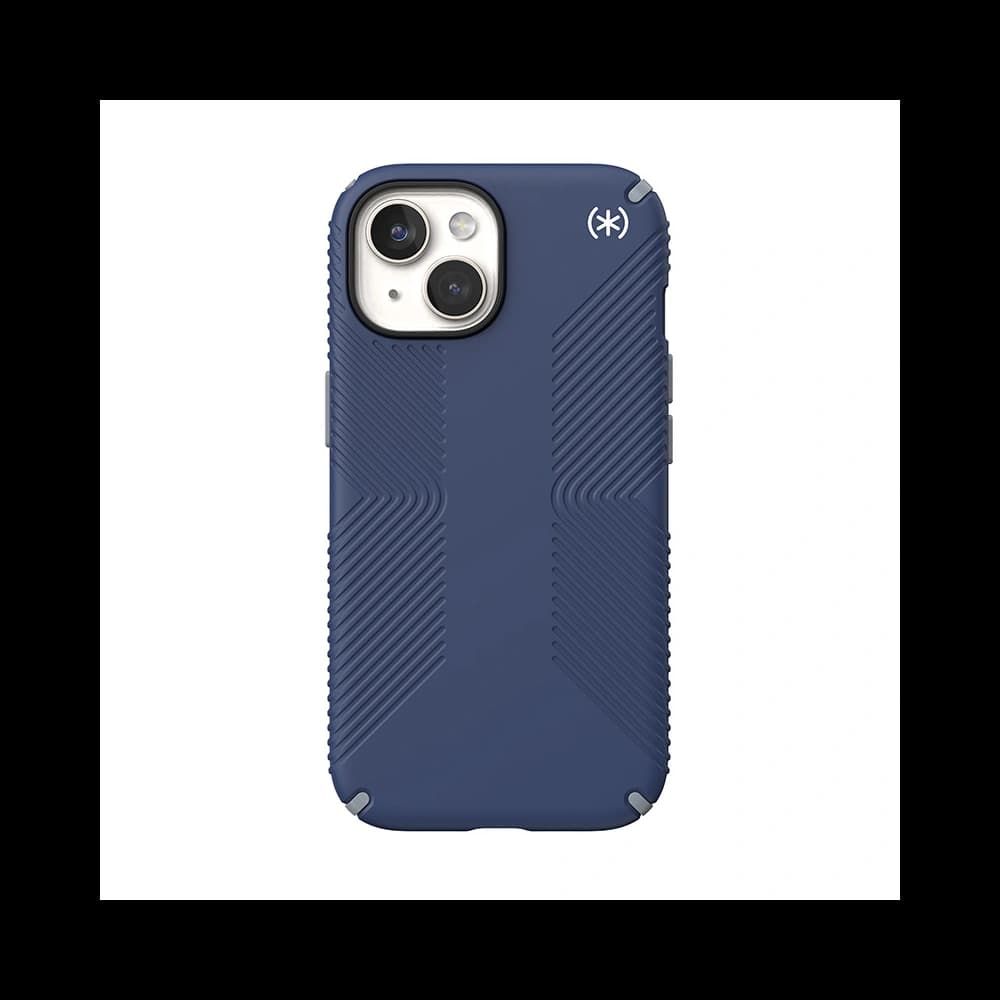 Speck Presidio2 Grip MagSafe Apple iPhone 15 (Coastal Blue/Dustgrey/White) - 6