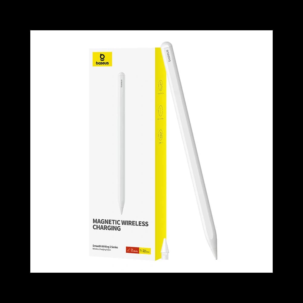 Stylus Baseus Smooth Writing Series mit kabellosem Laden (Weiß) - 1