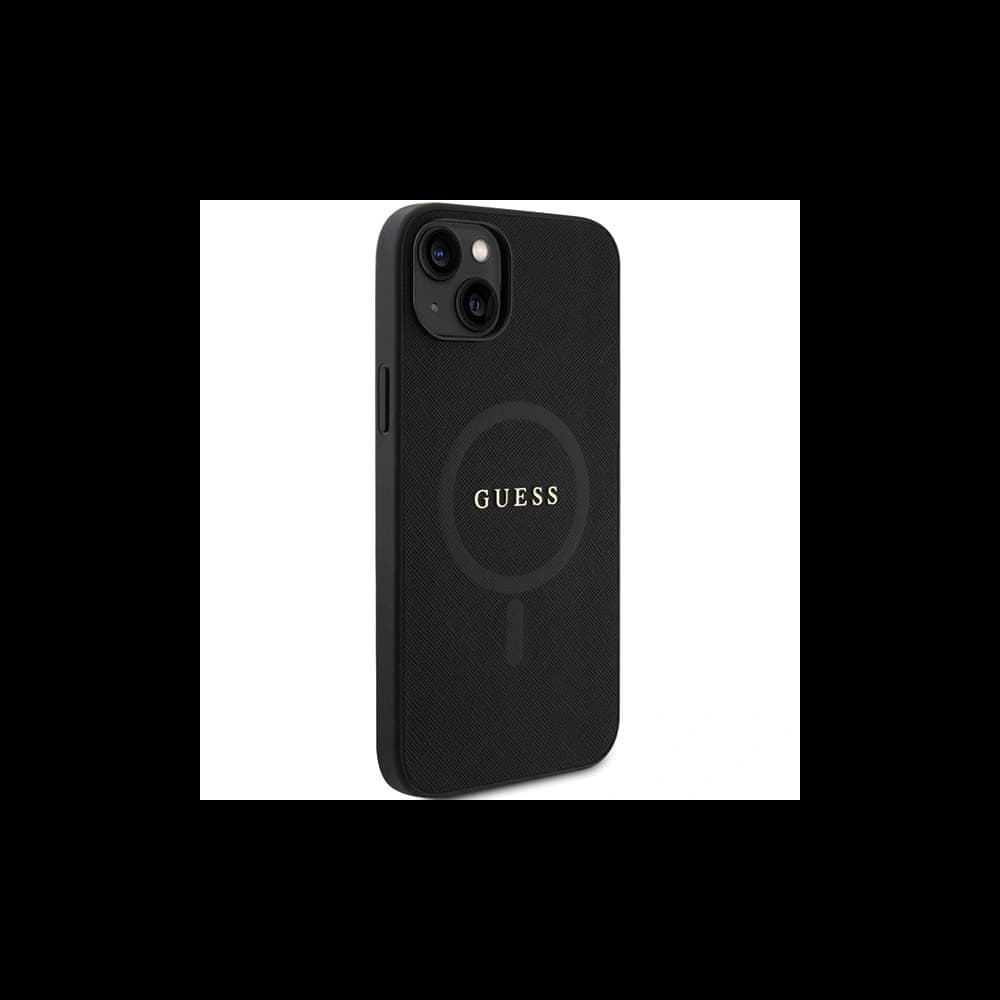 Guess GUHMP15MPSAHMCK Apple iPhone 15 Plus / 14 Plus hardcase Saffiano MagSafe black - 4