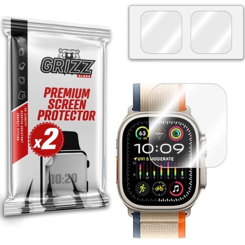 Hybriertes Glas GrizzGlass HybridGlass für Apple Watch Ultra 2