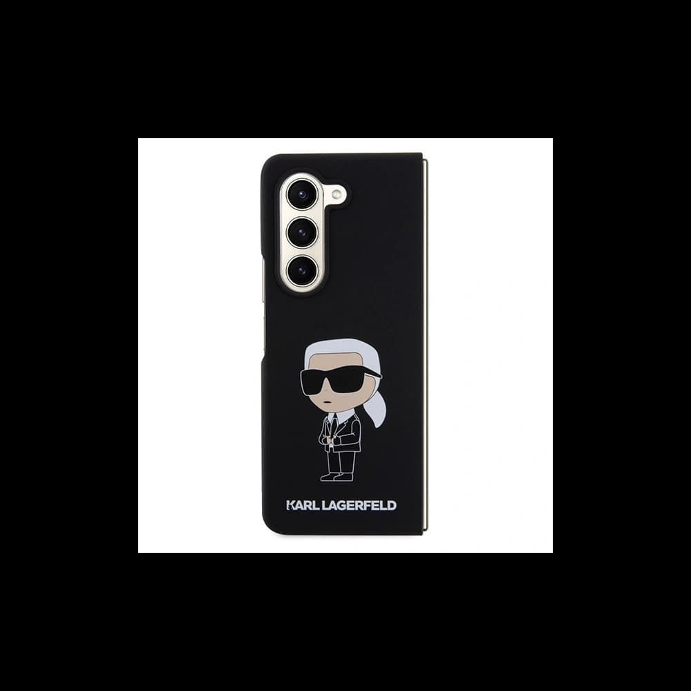 Case Karl Lagerfeld KLHCZFD5SNIKBCK Samsung Galaxy Z Fold5 Hardcase Silikon Ikonik schwarz/black - 2
