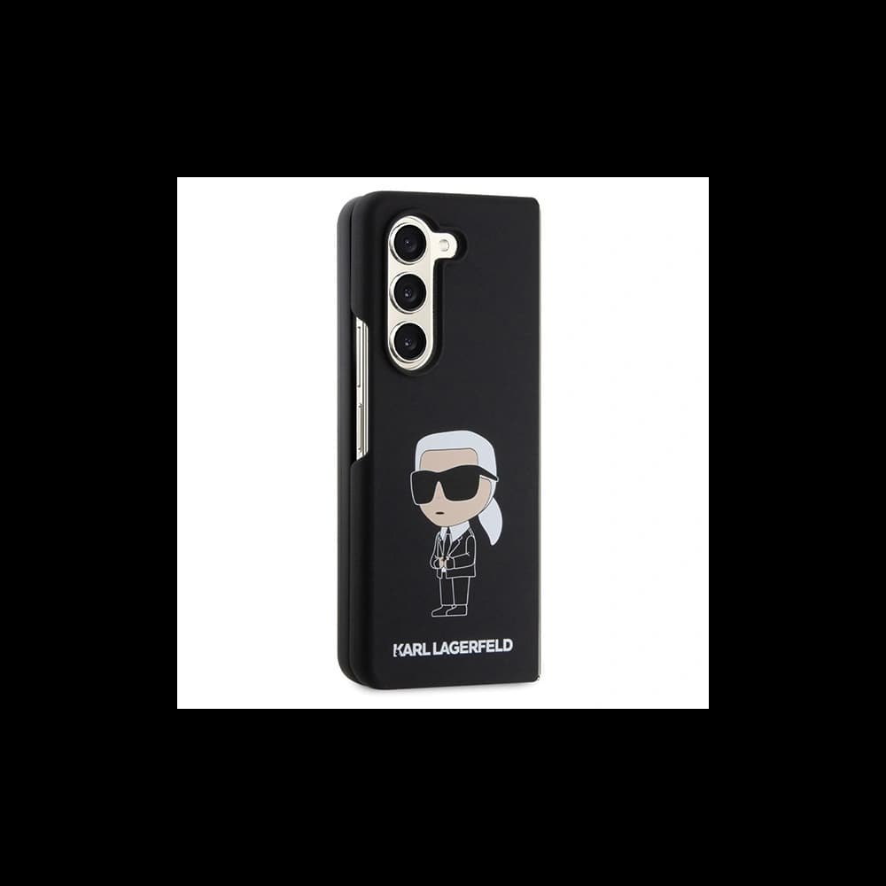 Case Karl Lagerfeld KLHCZFD5SNIKBCK Samsung Galaxy Z Fold5 Hardcase Silikon Ikonik schwarz/black - 5