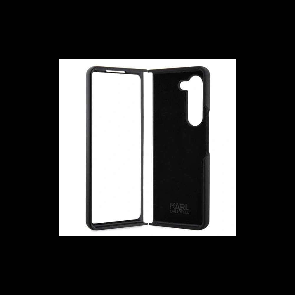 Case Karl Lagerfeld KLHCZFD5SNIKBCK Samsung Galaxy Z Fold5 Hardcase Silikon Ikonik schwarz/black - 6