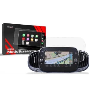 Matte GrizzGlass CarDisplay Protection Fiat 500 7" (2018-2025)
