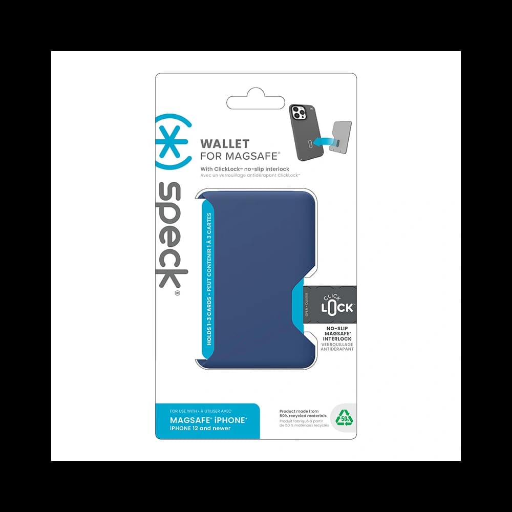 Kartenfach Speck für die ClickLock Wallet MagSafe in Coastal Blue - 4