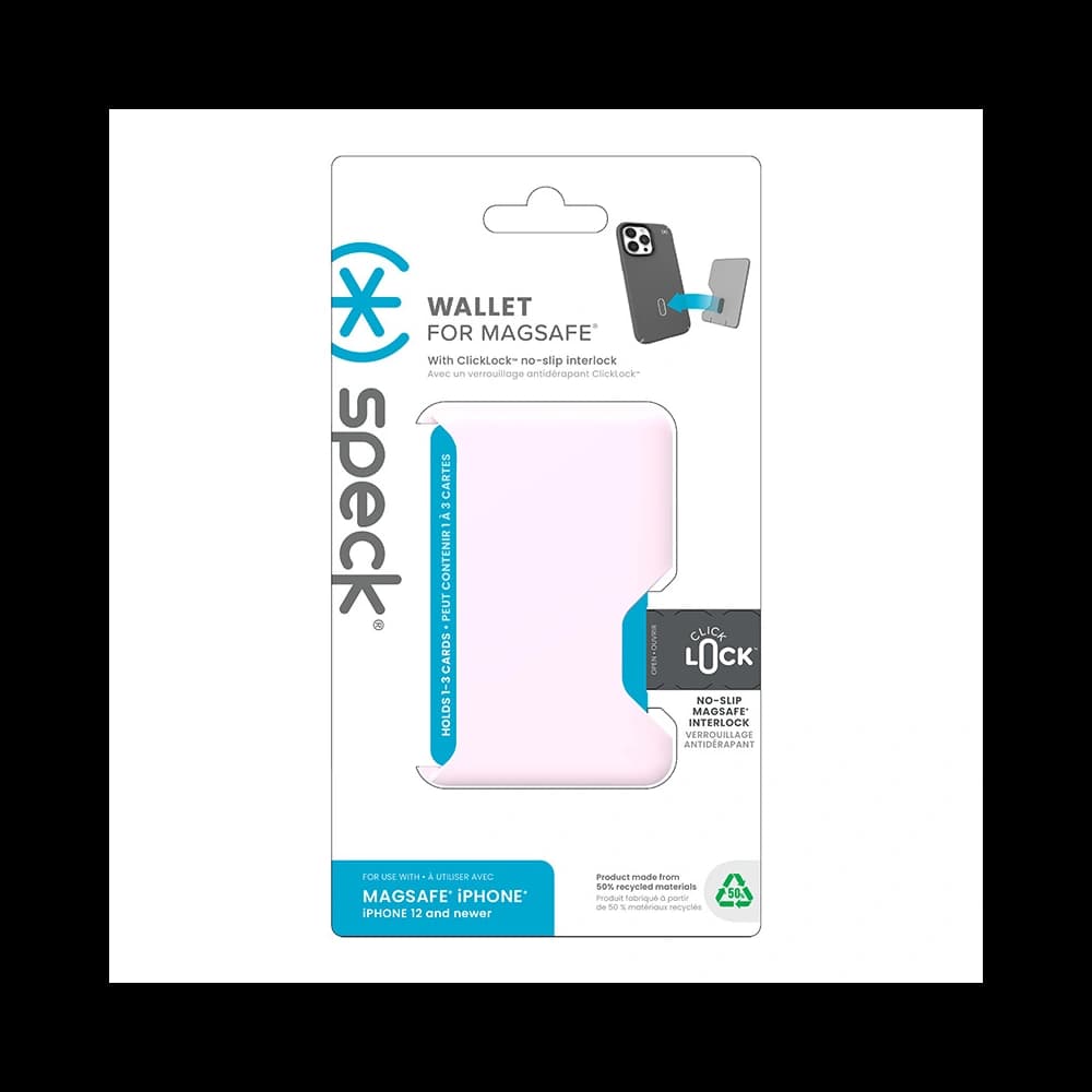 Kartenfach Speck für das ClickLock Wallet MagSafe Nimbus Pink Case - 4