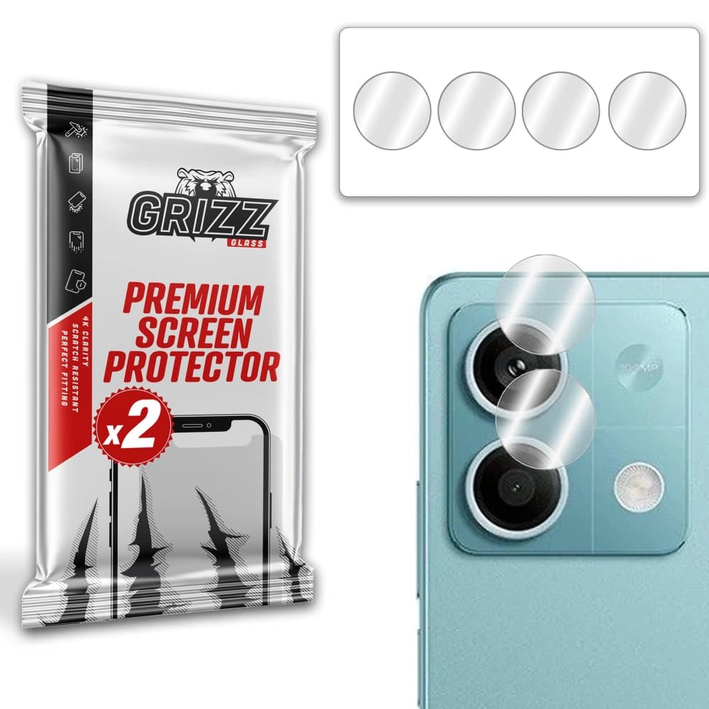 Glas für die Kamera GrizzGlass HybridGlass für Xiaomi Redmi Note 13 5G - 1