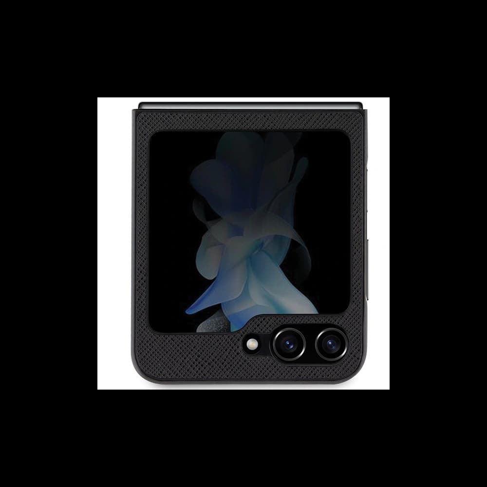 Case Karl Lagerfeld KLHCZF5SAKCNPK Samsung Galaxy Z Flip5 Hardcase Saffiano Karl&Choupette Pin schwarz/black - 3