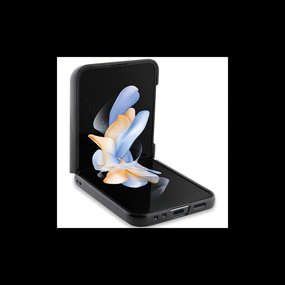 Case Karl Lagerfeld KLHCZF5SAKCNPK Samsung Galaxy Z Flip5 Hardcase Saffiano Karl&Choupette Pin schwarz/black - 4