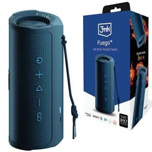 3MK Fuego 30W Bluetooth 5.3 TWS wireless speaker IPX7 blue
