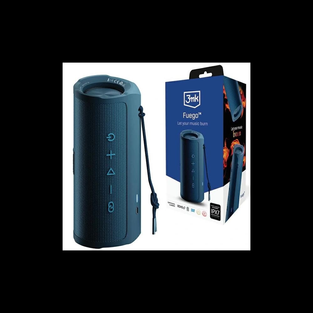 3MK Fuego 30W Bluetooth 5.3 TWS wireless speaker IPX7 blue - 1