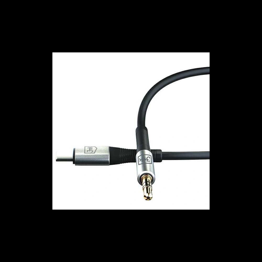 3MK AUX cable USB-C / jack 3.5mm 1m - 7