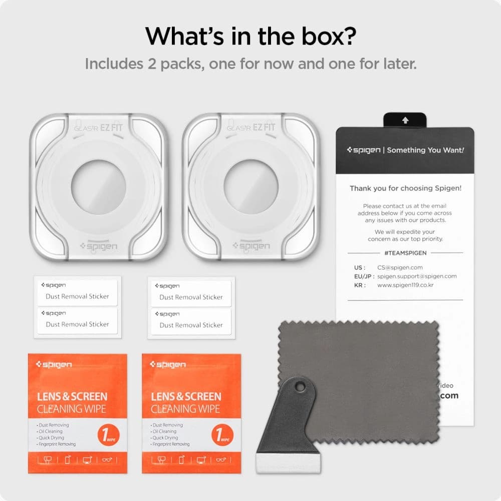 Spigen GLAS.tR ez Fit Samsung Galaxy Watch 6 Classic (47mm) Clear [2 PACK] - 11