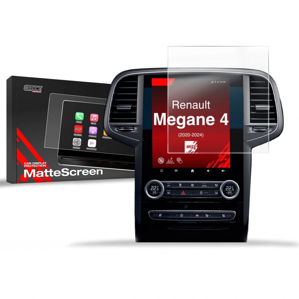 Matte GrizzGlass CarDisplay Protection Renault Megane 4 9,3" (2020-2024) - 1