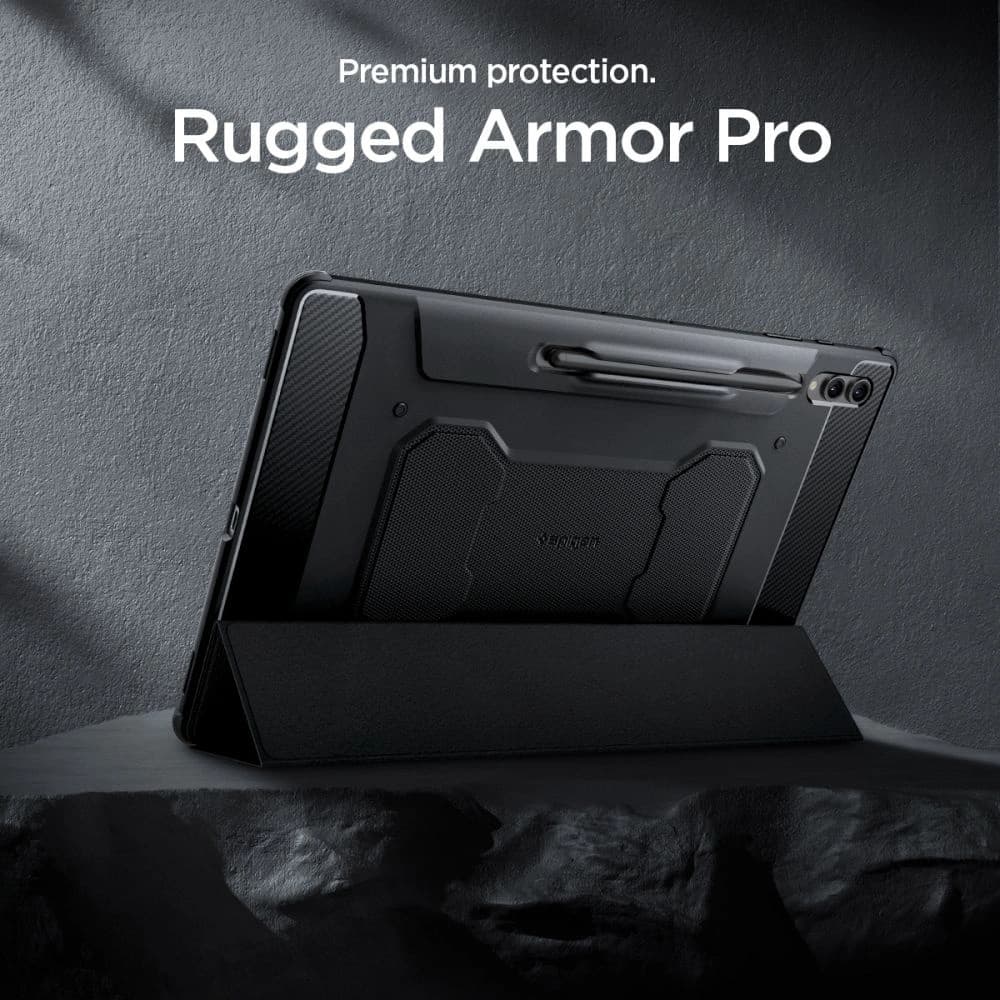 Case Spigen Rugged Armor Pro Samsung Galaxy Tab S8 Ultra / S9 Ultra / S10 Ultra 14.6 Schwarz - 13