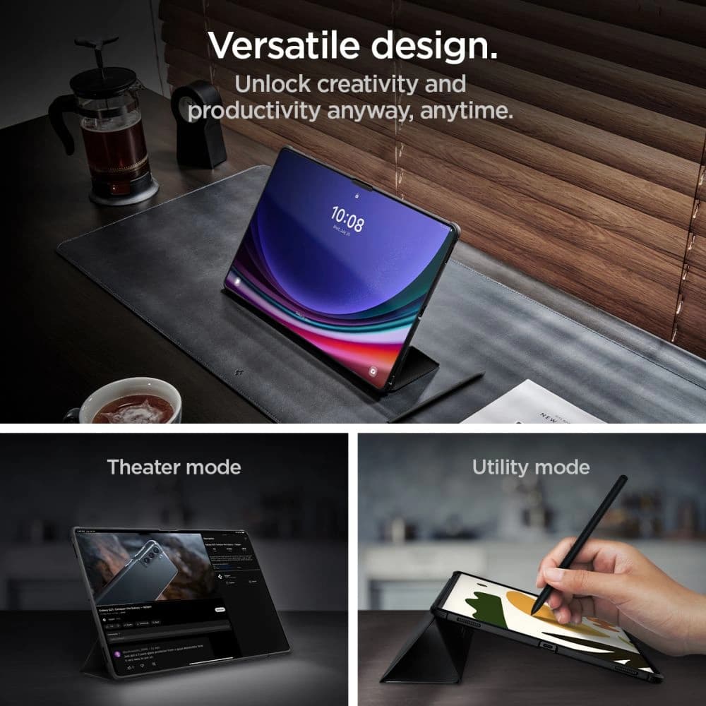 Case Spigen Rugged Armor Pro Samsung Galaxy Tab S8 Ultra / S9 Ultra / S10 Ultra 14.6 Schwarz - 16