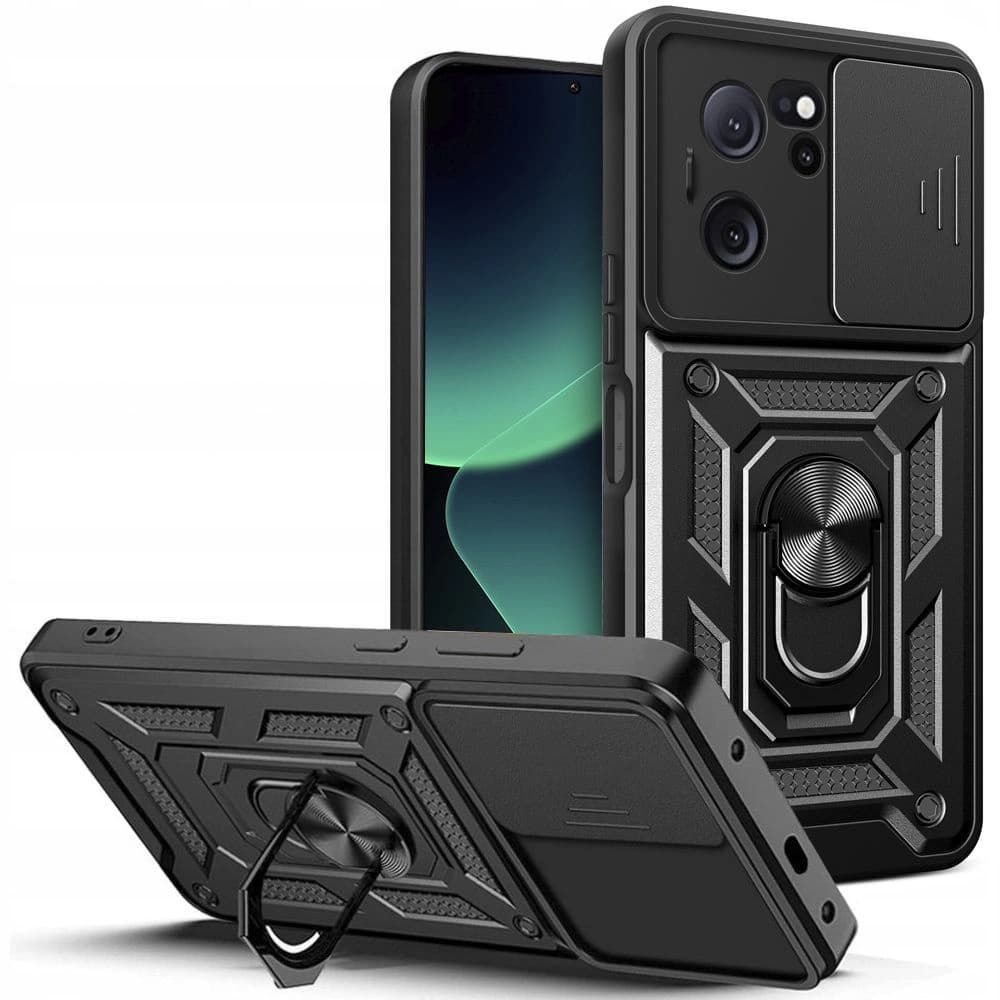 Case Tech-Protect CamShield Pro Xiaomi 13T / 13T Pro Schwarz - 1