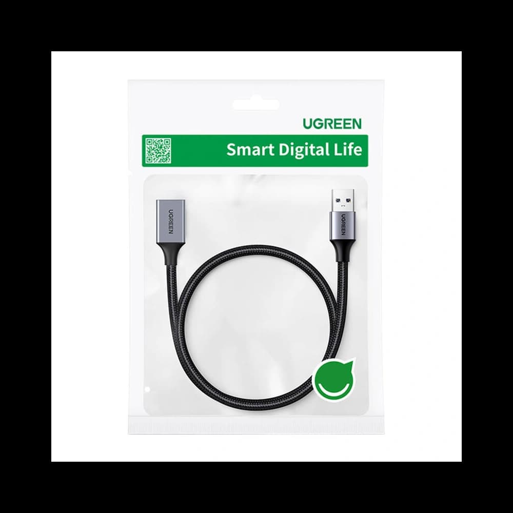UGREEN US115 USB-A 3.0 Verlängerungskabel, 5m (schwarz) - 3