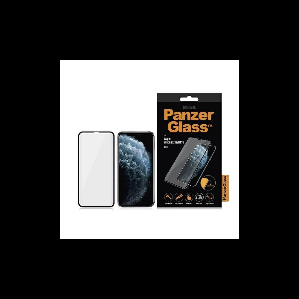 PanzerGlass Curved Super+ Apple iPhone X / XS / 11 Pro black - 1