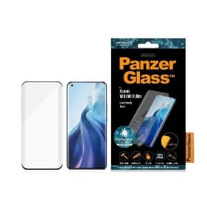 Gehärtetes Glas PanzerGlass Curved Super+ Xiaomi Mi 11 / Mi 11 Ultra Case Friendly Antibakteriell schwarz