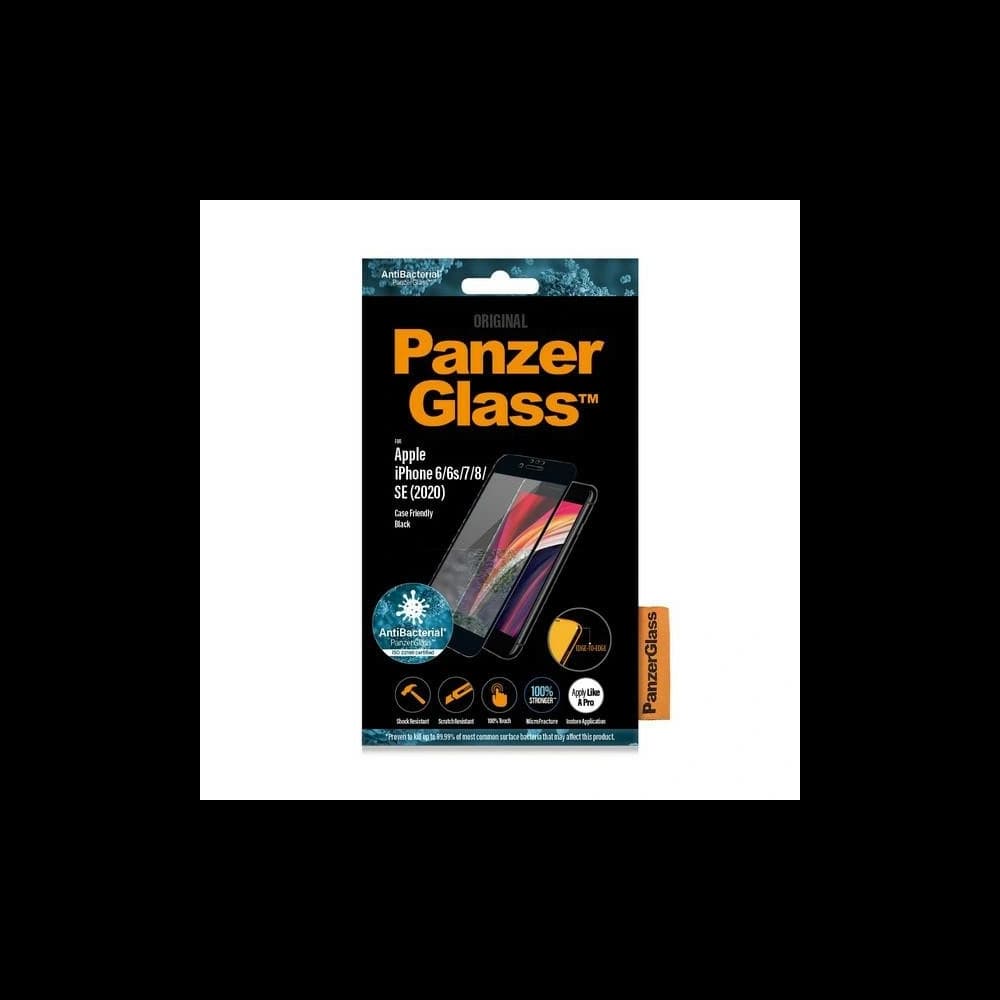 PanzerGlass E2E Pro Super+ Apple iPhone 7 / 8 / SE / SE 2022 Case Friendly black - 3