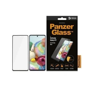 Gehärtetes Glas PanzerGlass E2E Regular Samsung Galaxy A71 Case Friendly schwarz