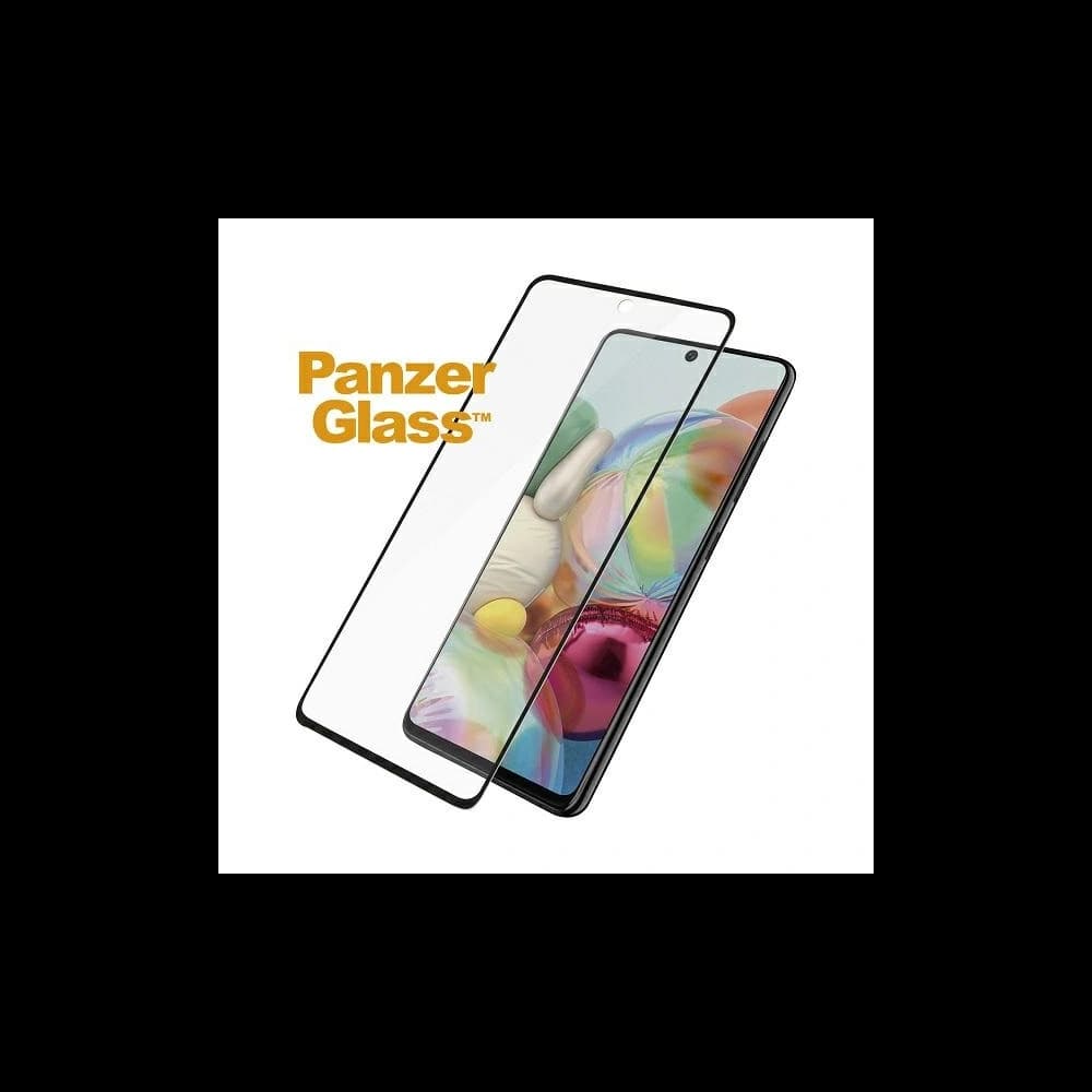 Gehärtetes Glas PanzerGlass E2E Regular Samsung Galaxy A71 Case Friendly schwarz - 2