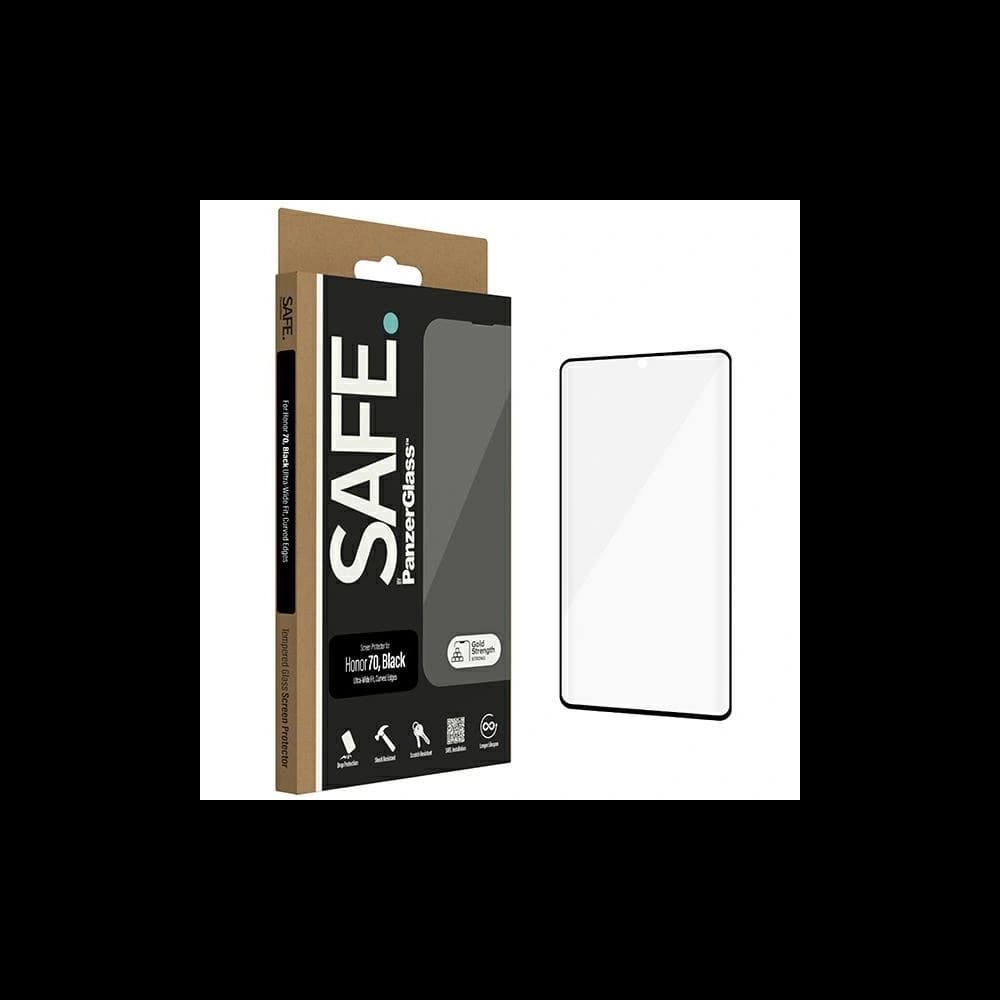 Sicherheitsglas SAFE von PanzerGlass Honor 70 Bildschirmschutz Ultra-Wide Fit schwarz - 1