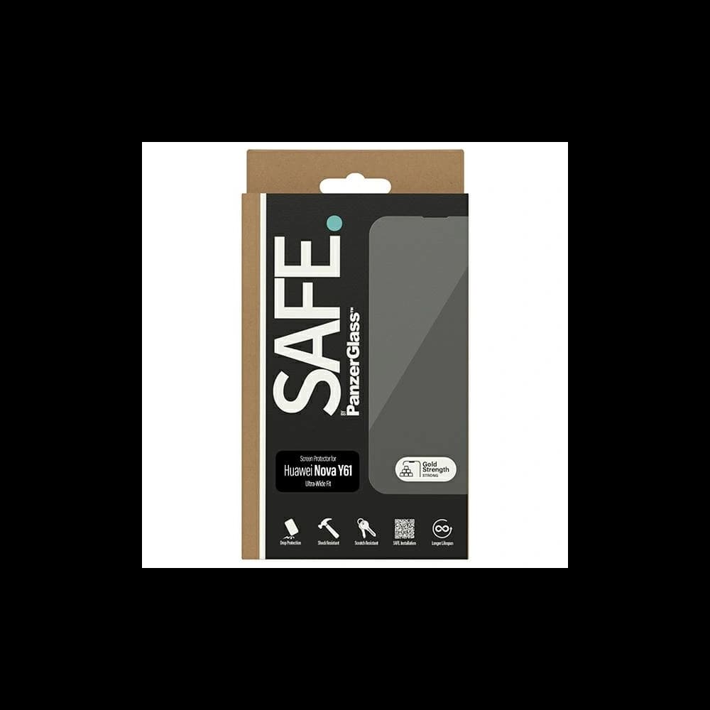 SAFE by PanzerGlass Huawei Nova Y61 Screen Protector Ultra-Wide Fit - 5